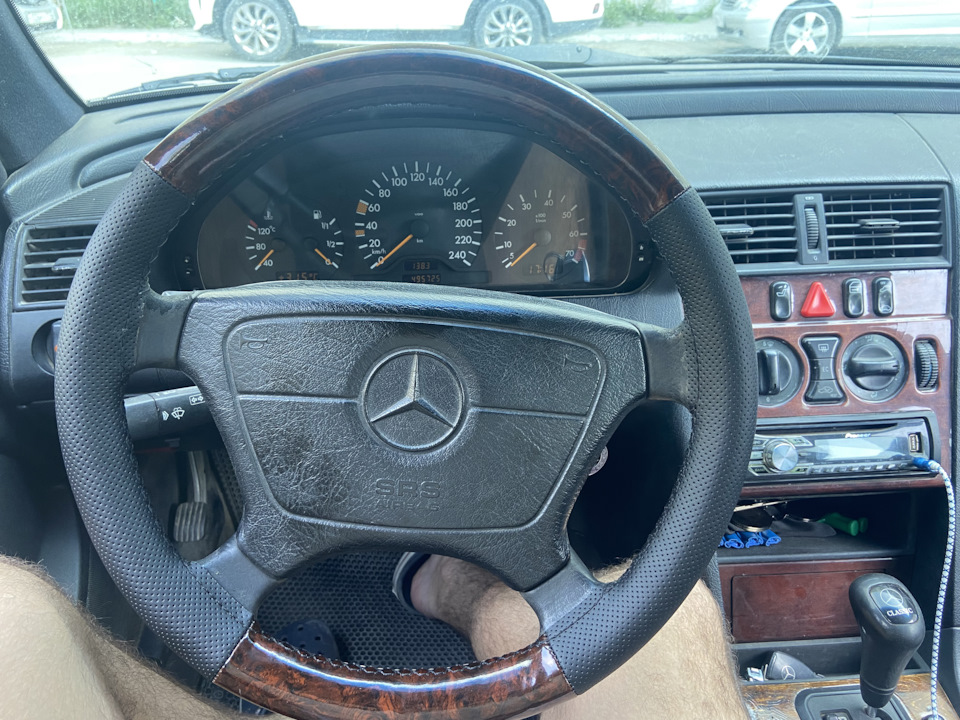 Оплетка руля) — Mercedes-Benz C-Class (W202), 2,3 л, 1997 года ...