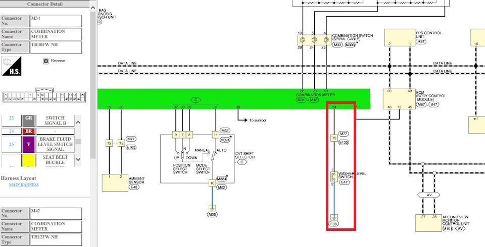 Схема электропроводки ниссан кашкай j10