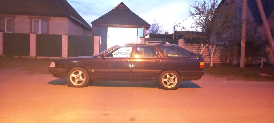 Смена разболтовки. Погнали. — Audi 100 Avant (C3), 1,8 л, 1989 года ...