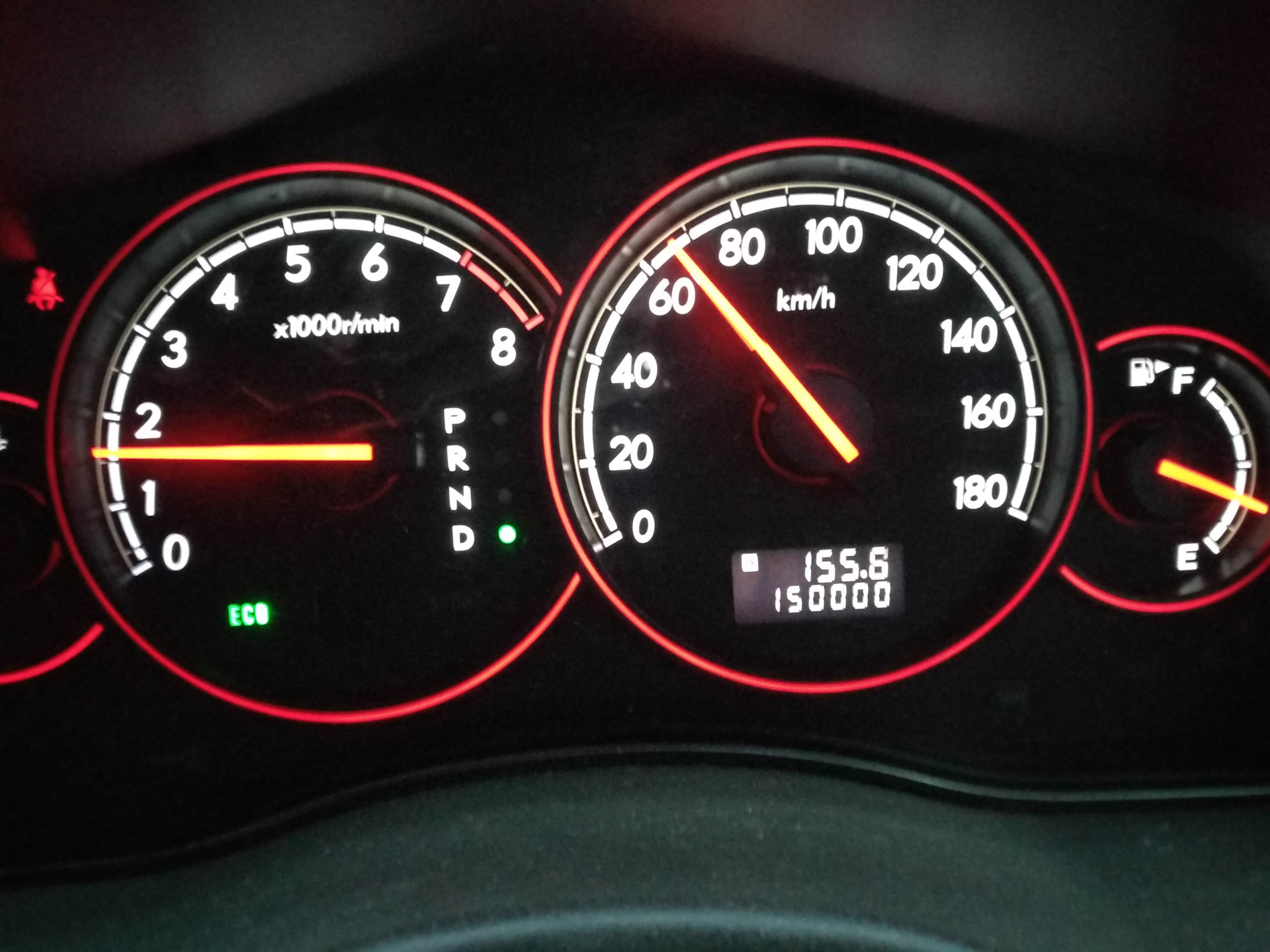 150000 пробег на одометре — Subaru Legacy (BL/BP), 2 л, 2004 года ...