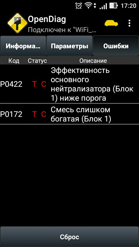 Ошибка 0422 нива. Ошибка 0422 нива