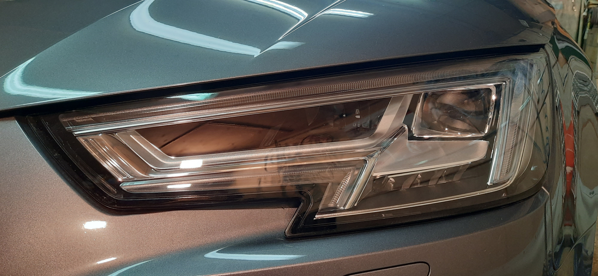 Санкт-Петербург. Audi A4. Восстановление передней оптики, плюс защита ...