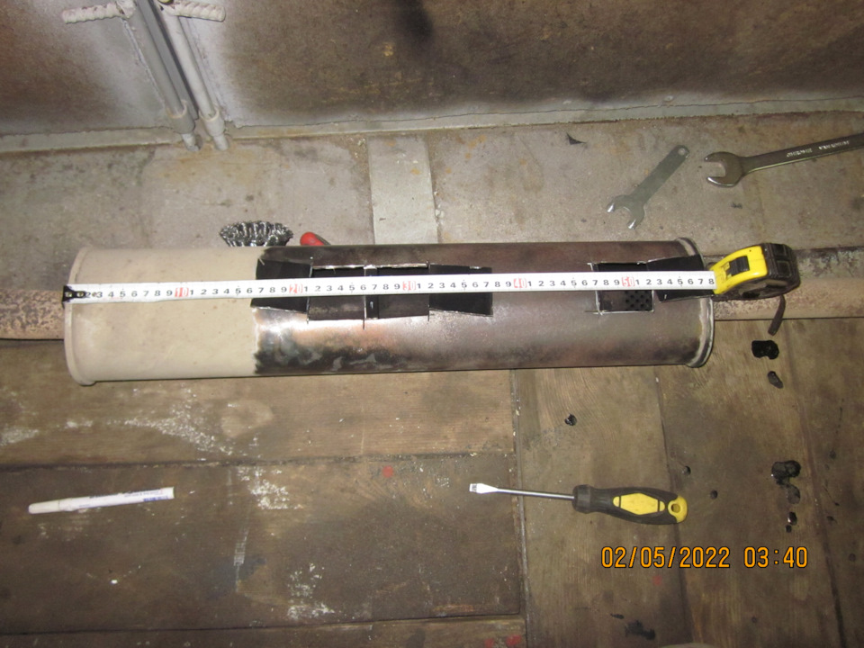 … что пациент умер от вскрытия… Расстояние до перегородок резонатора — Lada Vesta SW (1G)