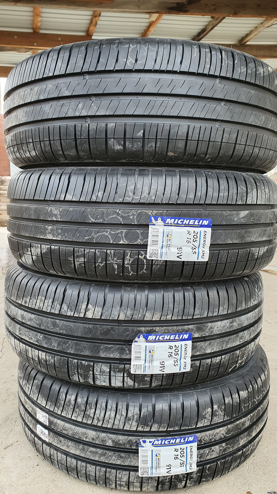 Michelin Energy xm2 205/55 r16 на KIA Rio — KIA Rio (3G), 1,6 л, 2014 ...