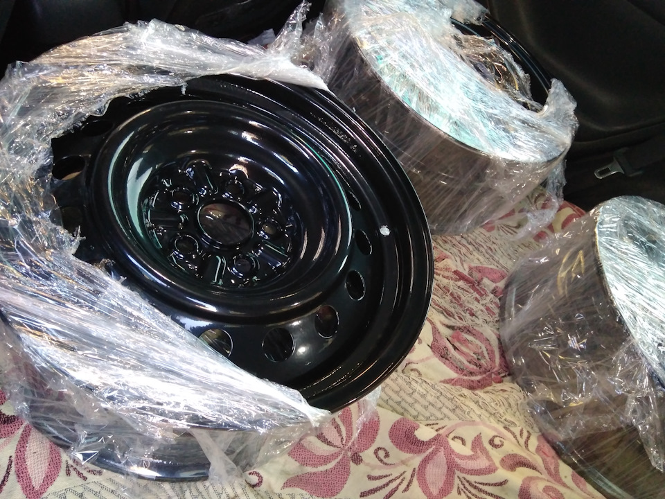 Покраска дисков с пескоструем — Pontiac Vibe (1G), 1,8 л, 2003 года ...