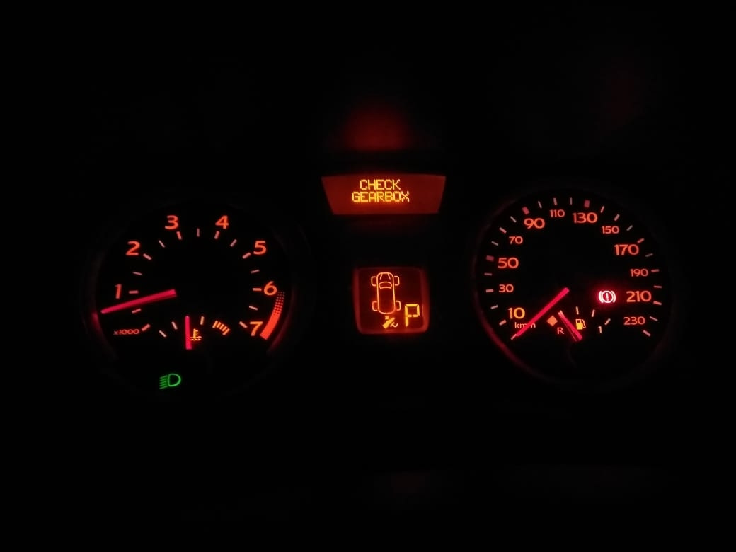 Check gearbox меган 2