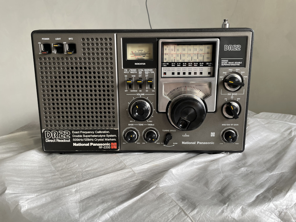 ﾗｼﾞｵ 中古品】National Panasonic COUGAR 2200/説明書付き（新品