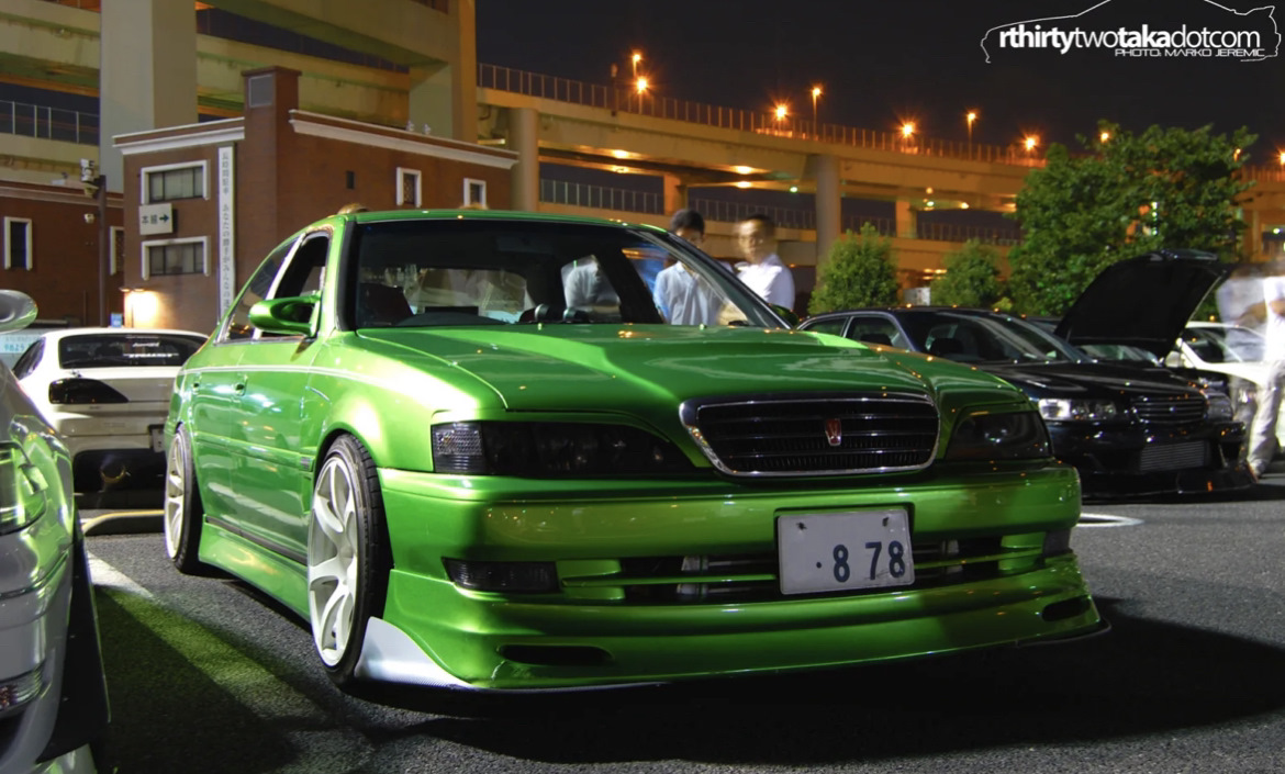 Full tuning. Toyota Chaser зеленый. Green Toyota Chaser 100. Toyota jzx100 Cresta Green.