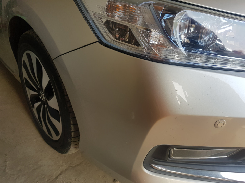 Устранение провисания переднего бампера — Honda Accord Hybrid (9G), 2 л ...