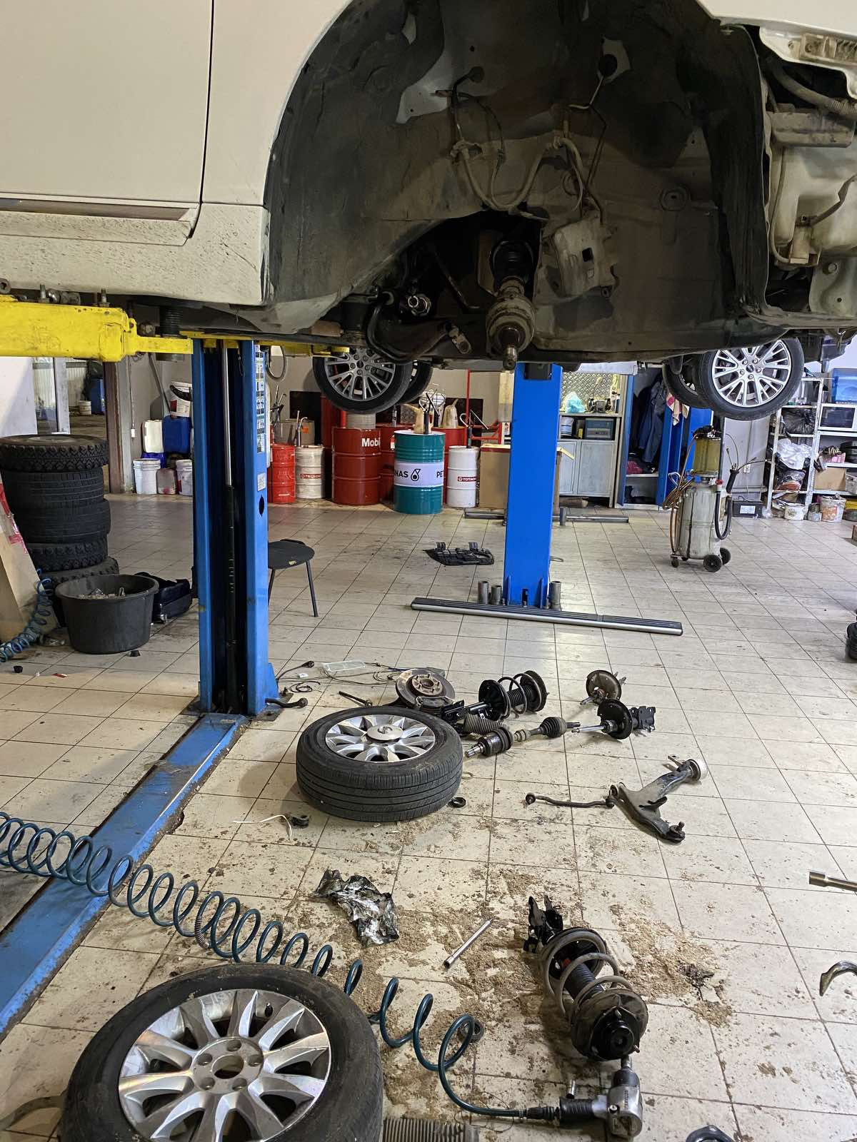 Большое ТО передней ходовки — Nissan Teana (J31), 2,3 л, 2007 года ...