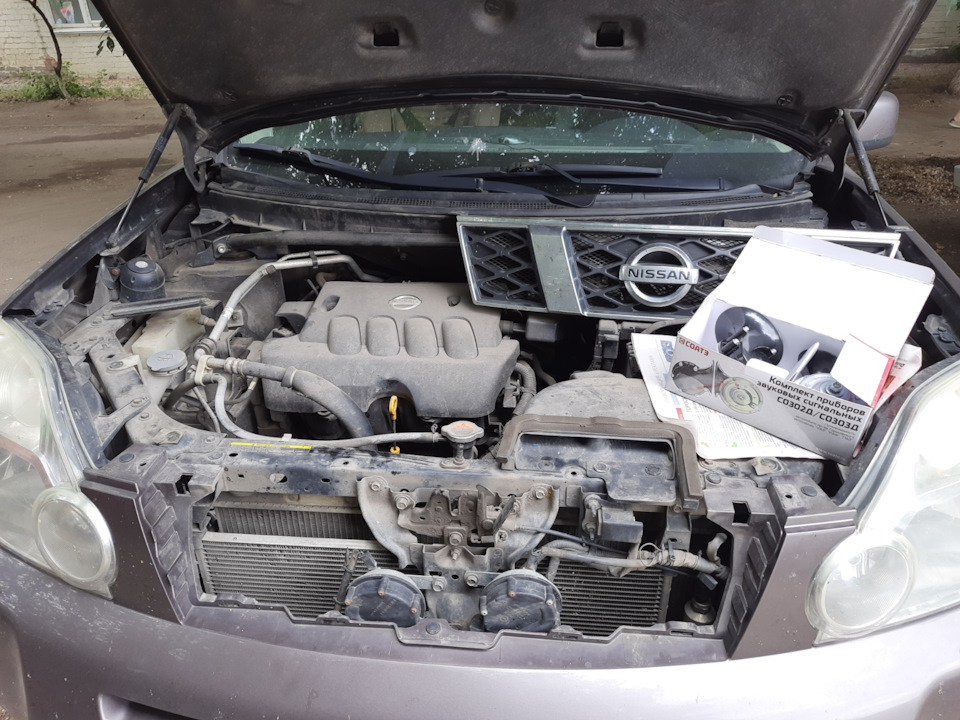 Замена клаксона СОАТЭ СО302Д/СО303Д, от Волги. — Nissan X-Trail II (t31 ...