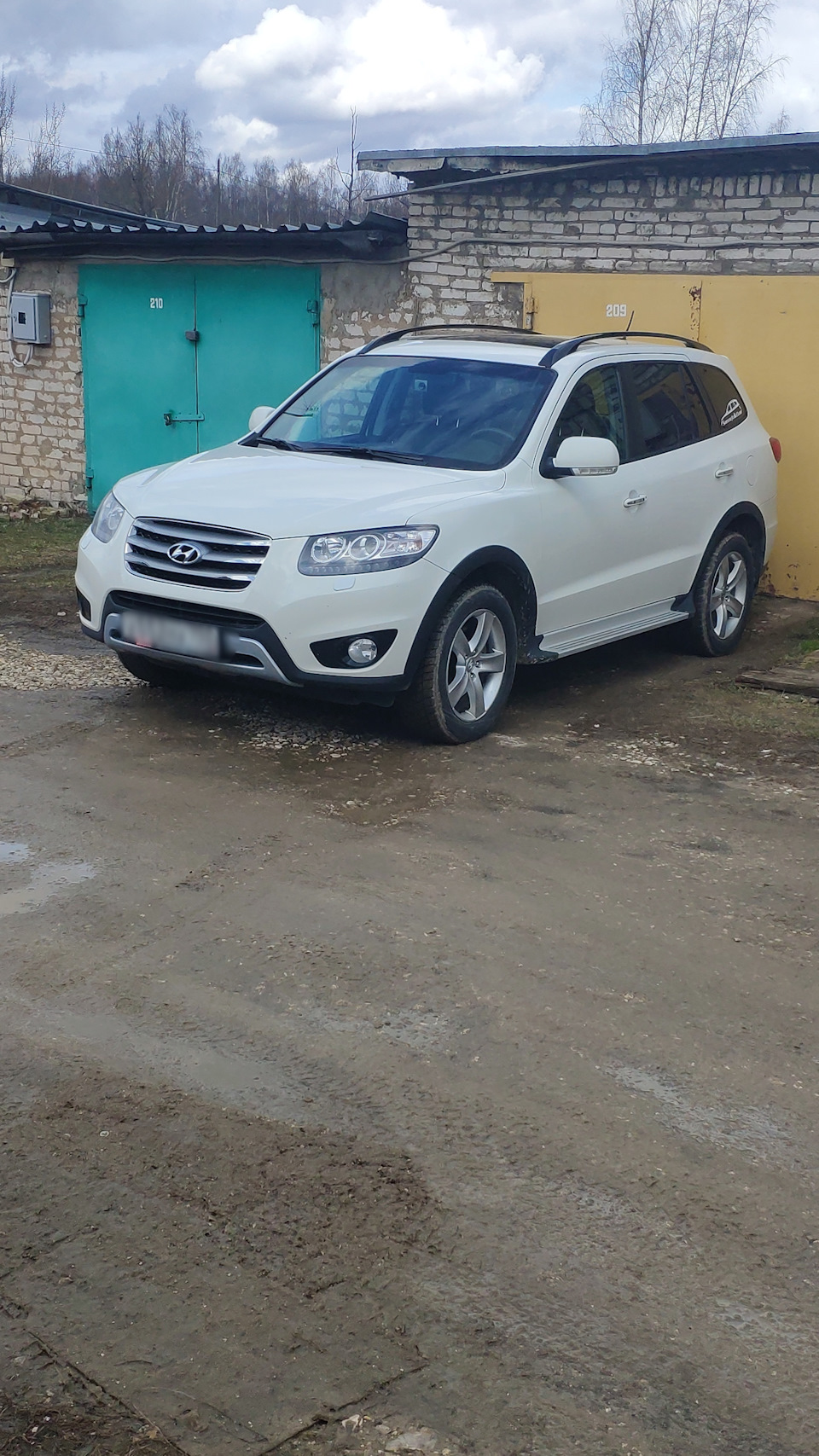 Машинка преобразилась))) — Hyundai Santa Fe (2G)