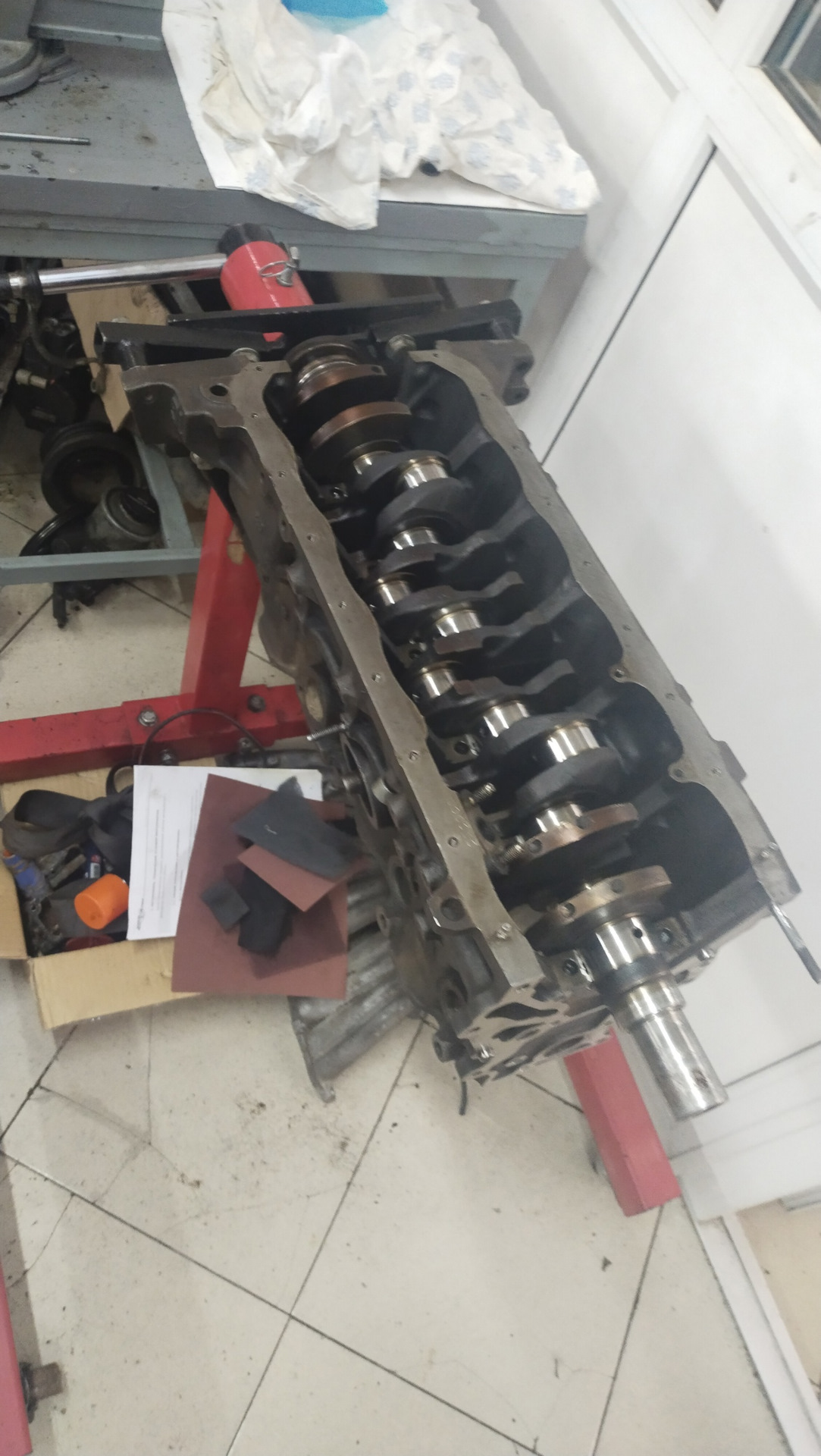 Маразм крепчает №6 или рубрика "Как четыре часа ставить коленвал ...