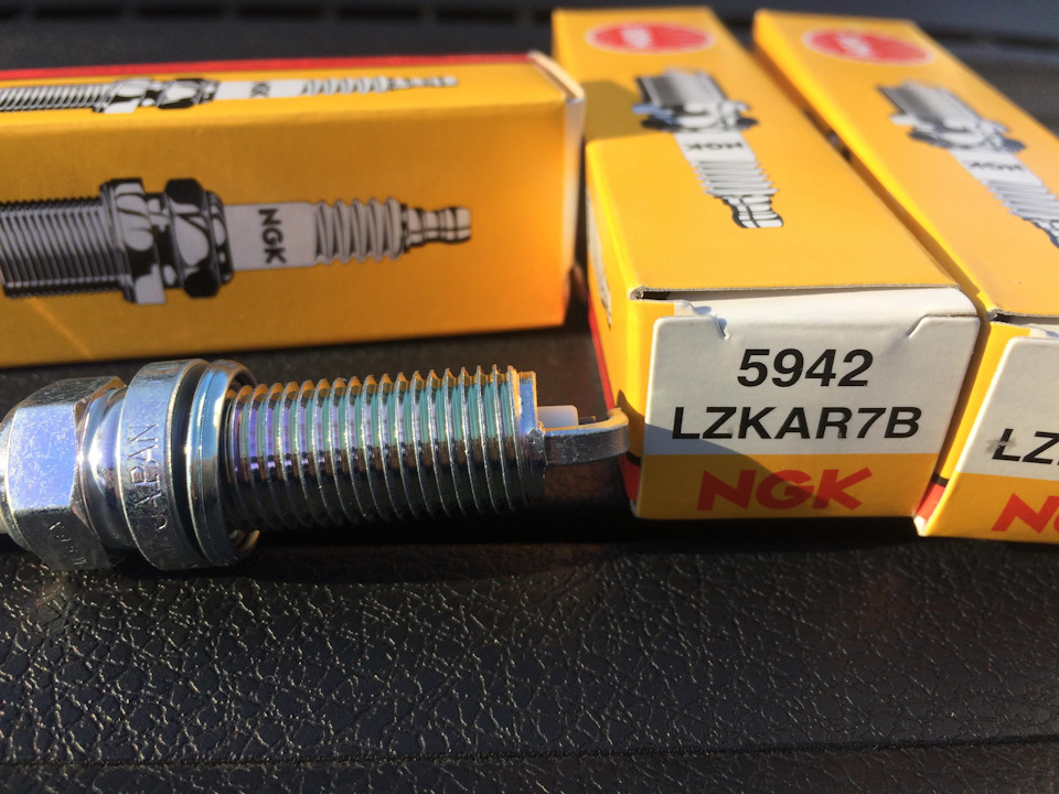 LZKAR7B Свеча зажигания 5942 NGK | Запчасти на DRIVE2