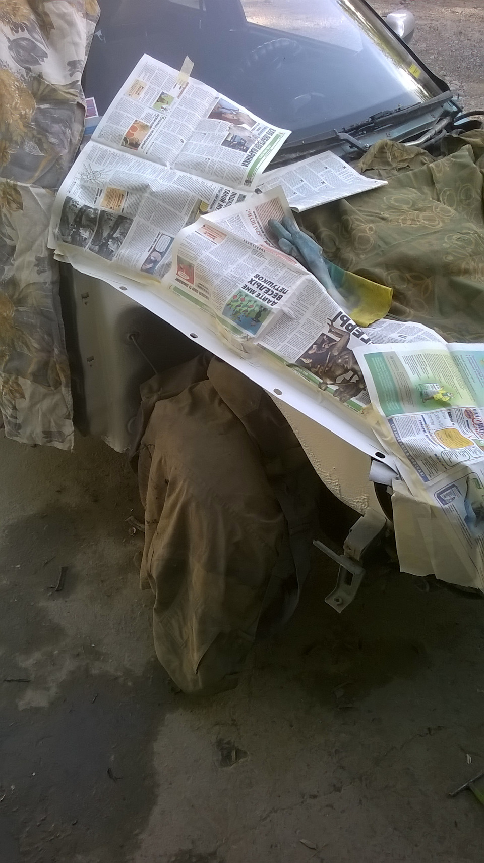 Удаляем ржавчину на крыле — Lada 2110, 1,5 л, 1999 года | кузовной ...