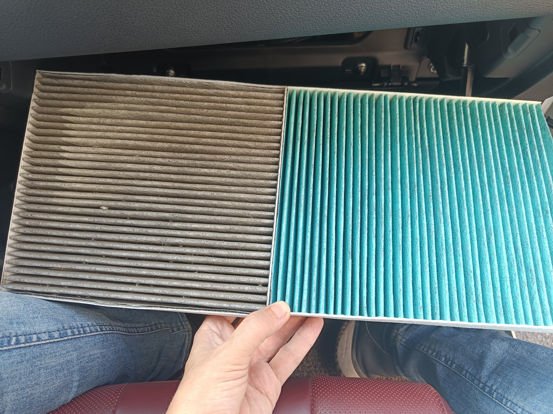 Замена салонного фильтра. — Hyundai Palisade, 2,2 л, 2019 года ...