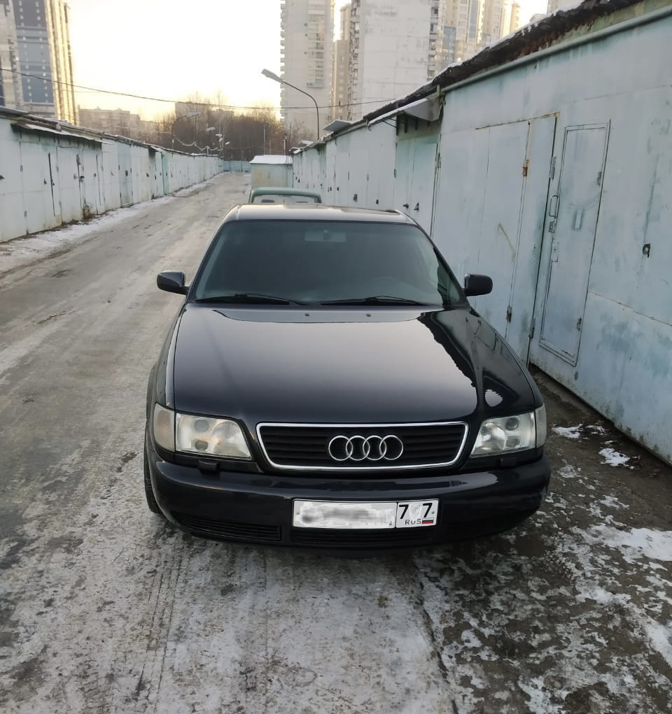 Новый владелец поделился фото, после покраски. Ауди А6 с4 2.6 — Audi A6 ...