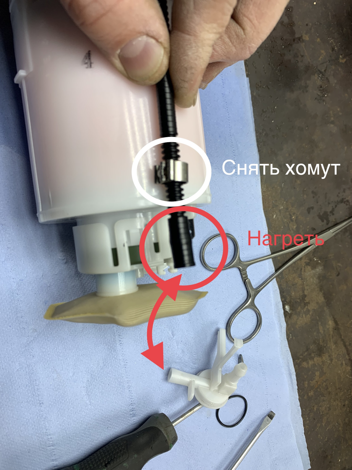 замена топливного фильтра спортейдж 4