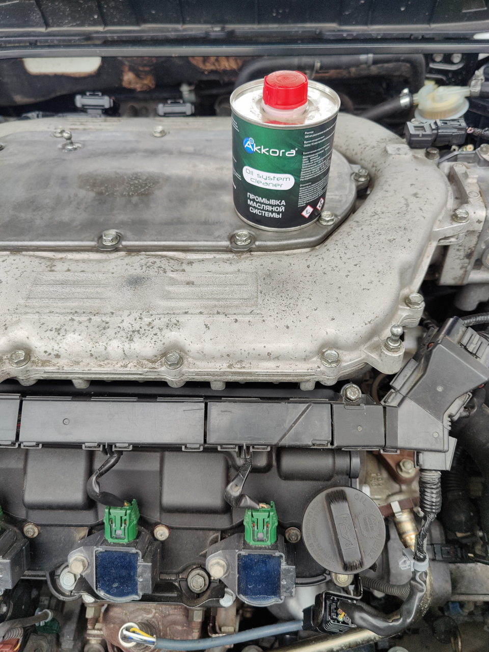 Промывка масляной системы перед заменой масла — Honda Accord (9G), 3,5 ...