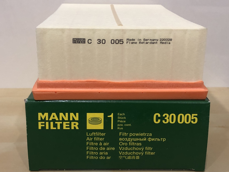 C30005 Воздушный фильтр MANN FILTER | Запчасти на DRIVE2