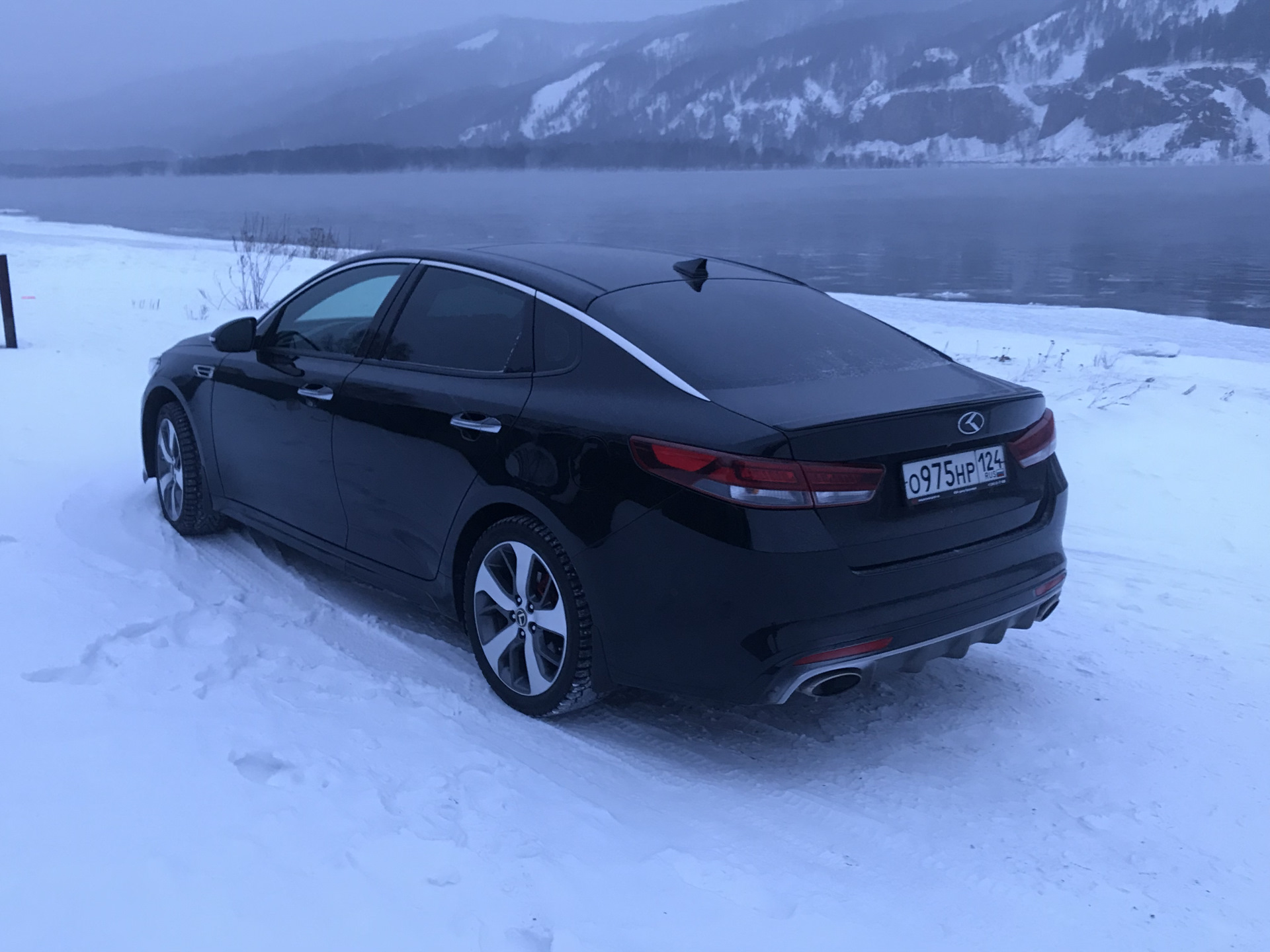 Kia Optima 2022 зима