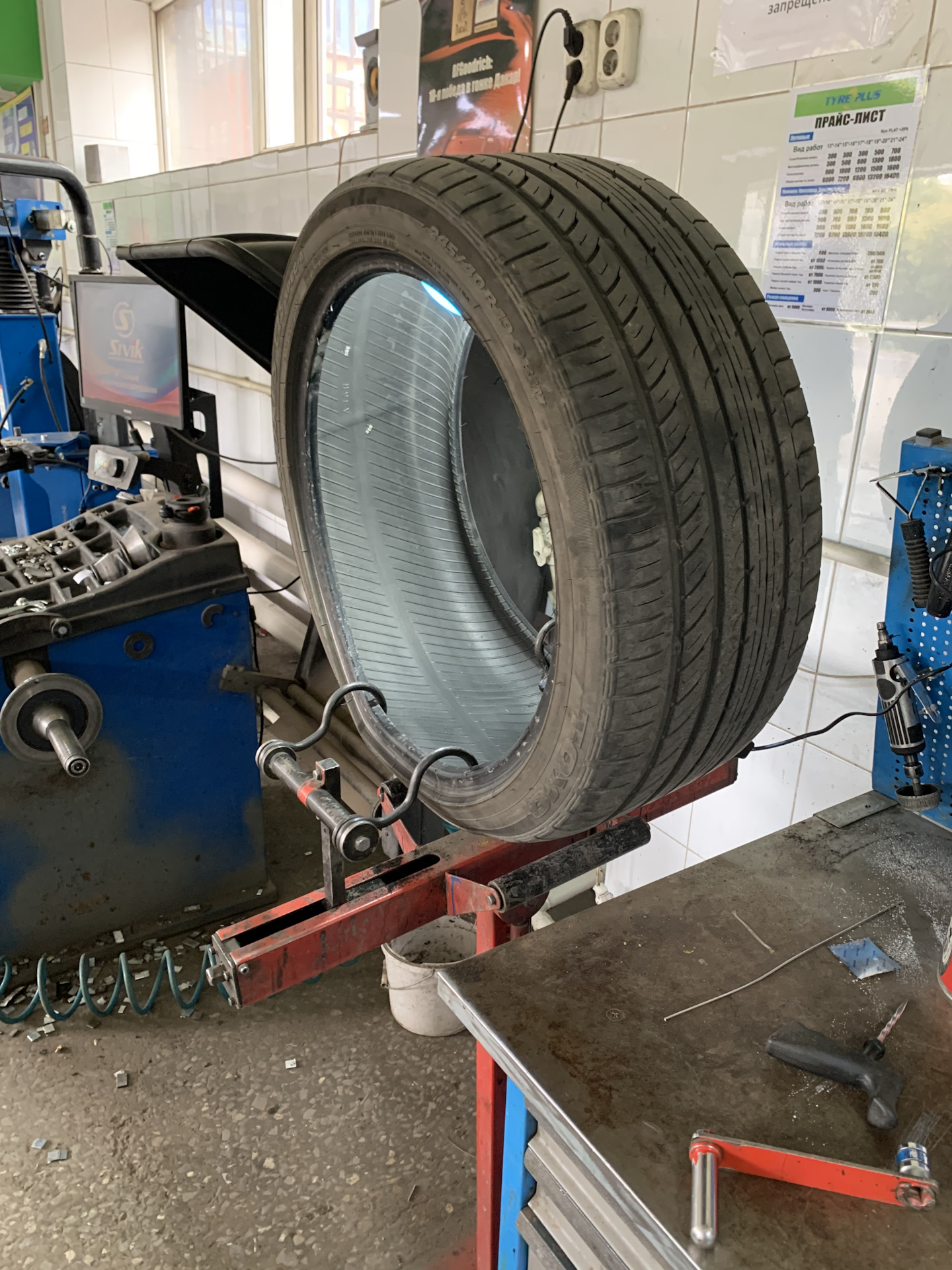 Качественный ремонт покрышки — Lexus ES (XV60), 2,5 л, 2012 года | шины ...