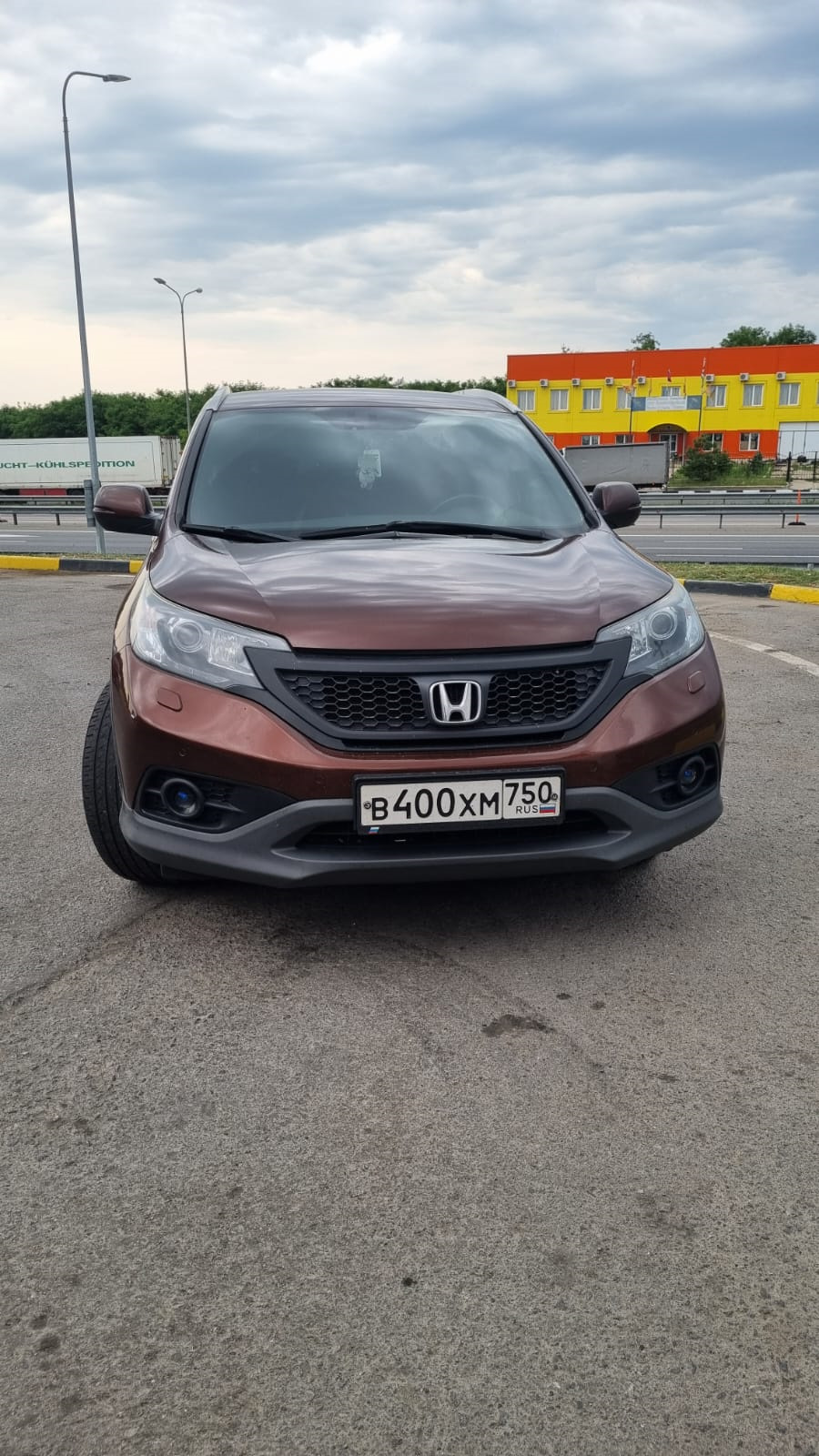 Решетка радиатора. — Honda CR-V (RM), 2 л, 2014 года | аксессуары | DRIVE2