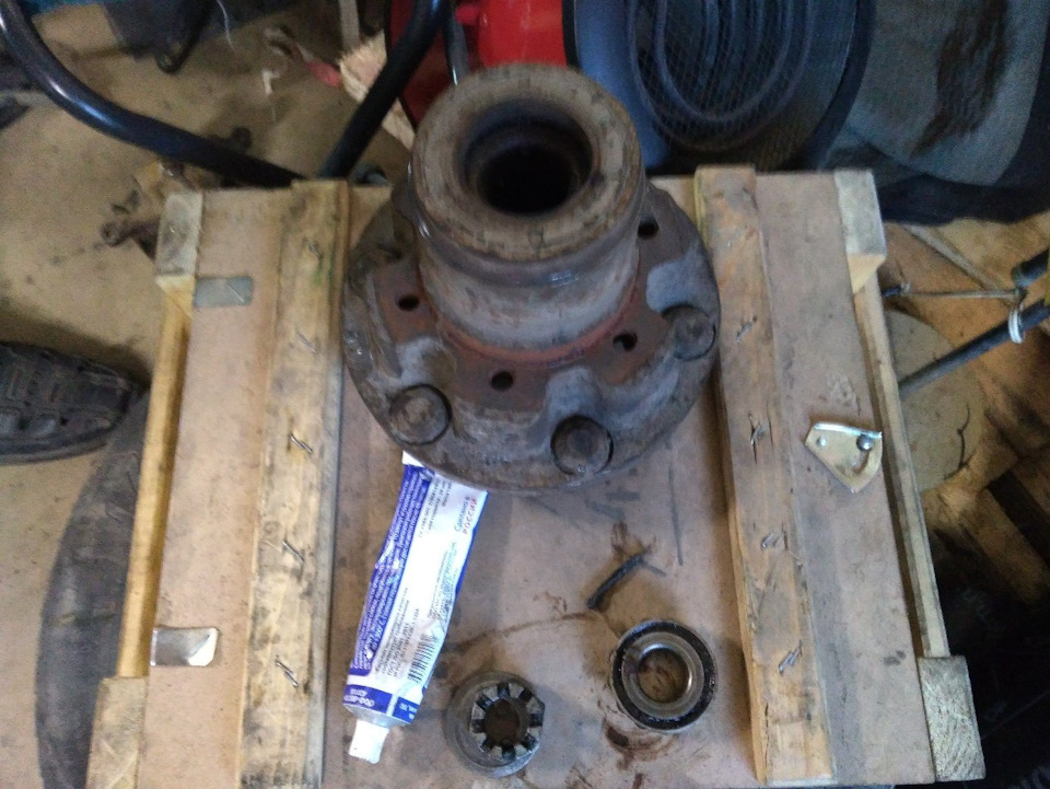 Замена тормозного диска, электрификация гаражей! — ГАЗ Газель, 2,4 л ...