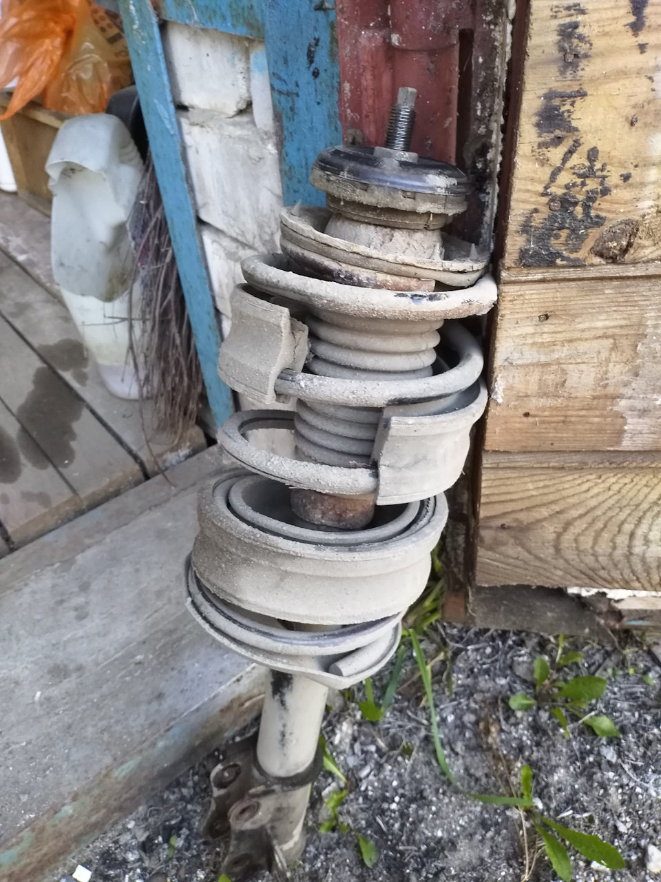 На машине стояли автобаферы… — Chevrolet Aveo 5-door (1G)