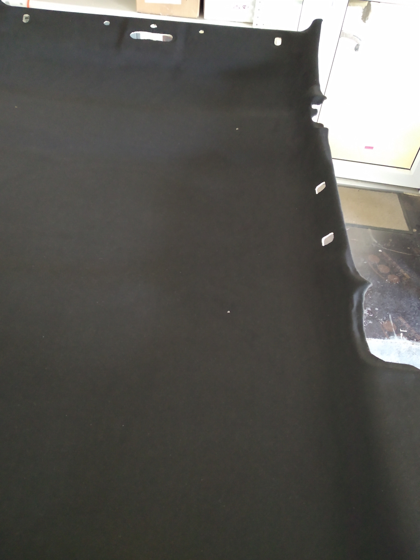 Делаем черный потолок на дастере