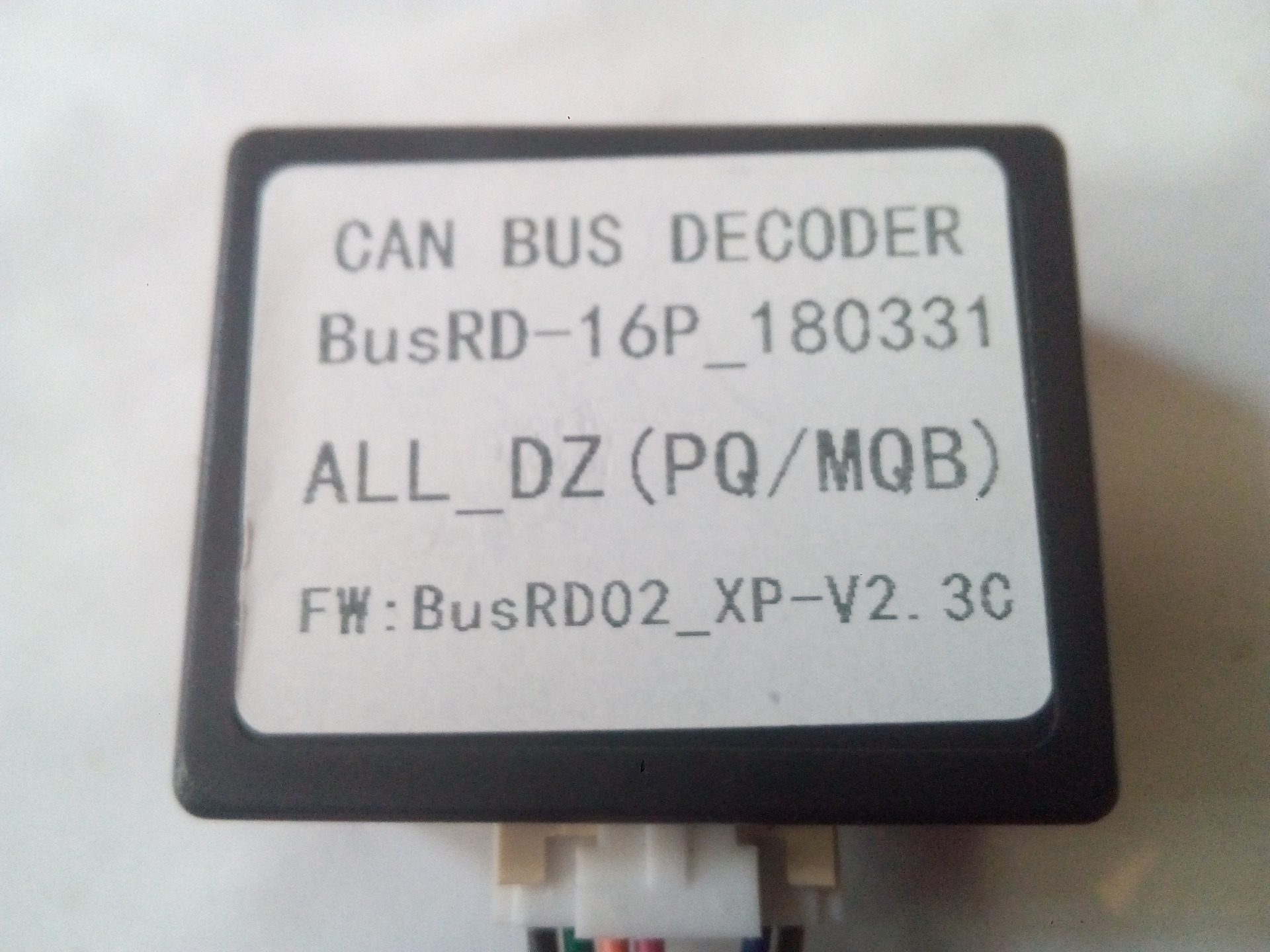 can bus decoder схема подключения