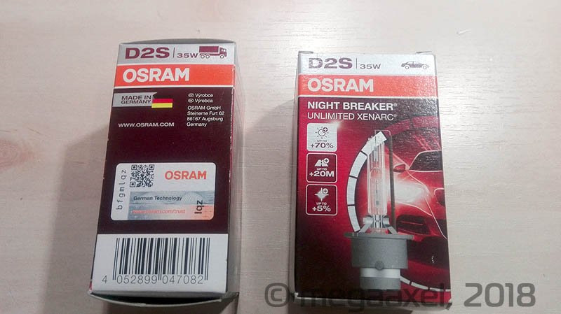 2 AMPOULE XENON D2S OSRAM XENON NIGHT BREAKER UNLIMITED +70