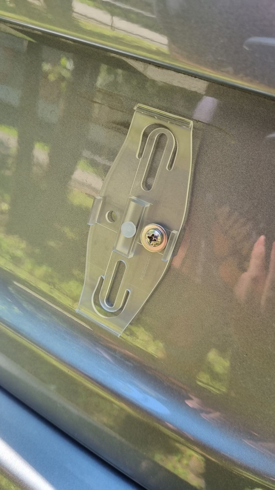 Невидимые крепления номера Plexiclick — Lada Vesta SW Cross (1G), 1,8 л ...