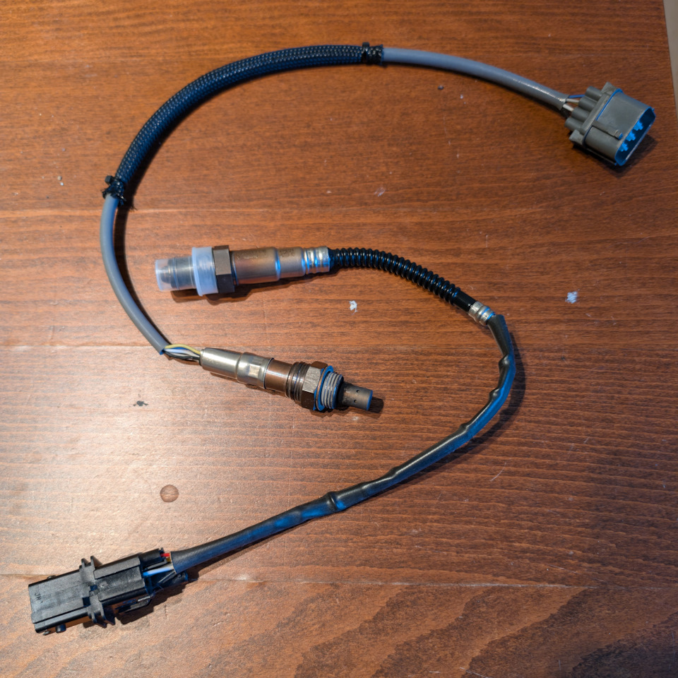 abc18　2口 3. замена лямбды 22641-AA200 на Bosch 0 258 007 018 и кучка