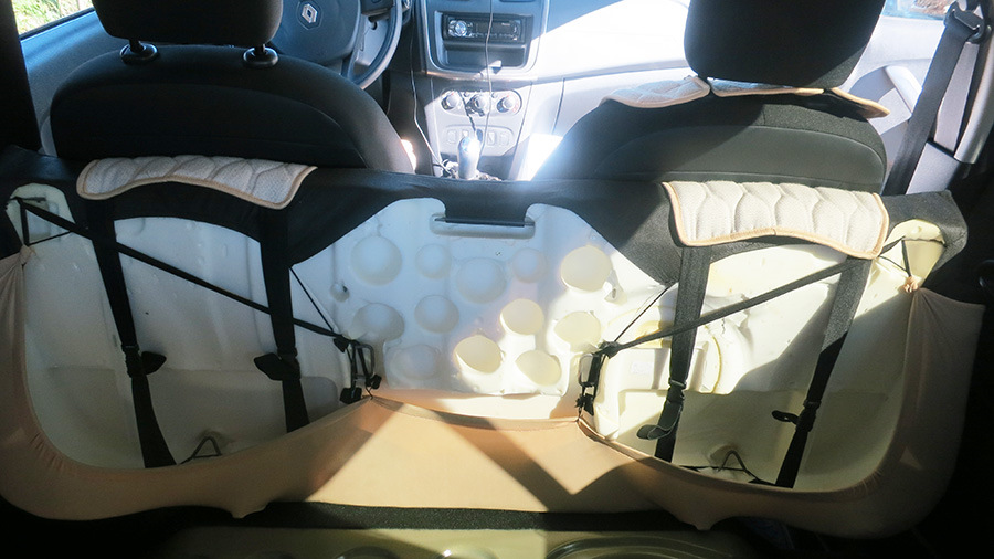 устанавливаем задний диван — Renault Sandero Stepway (2G)