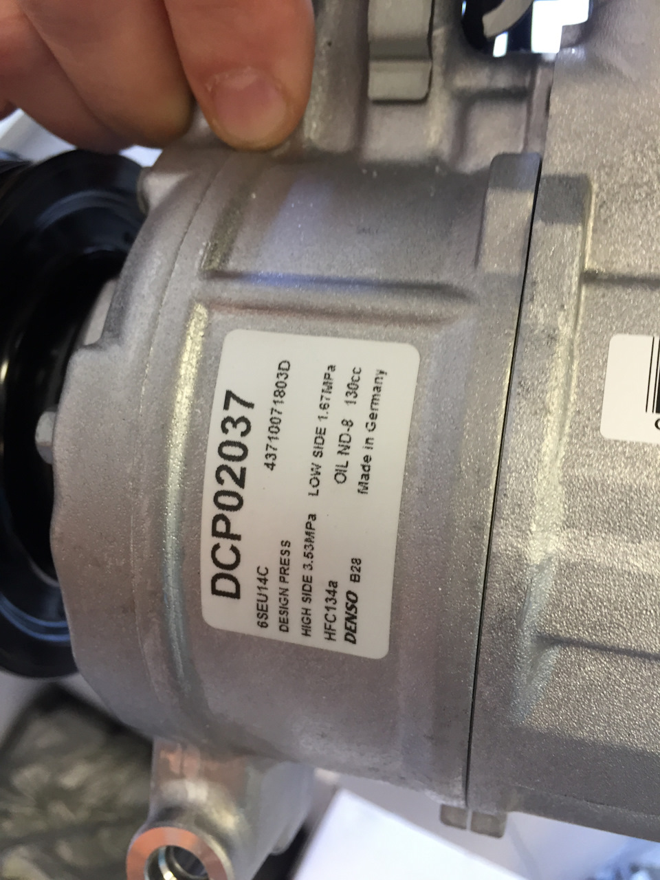 6SEU14C Компрессор кондиционера DENSO | Запчасти на DRIVE2