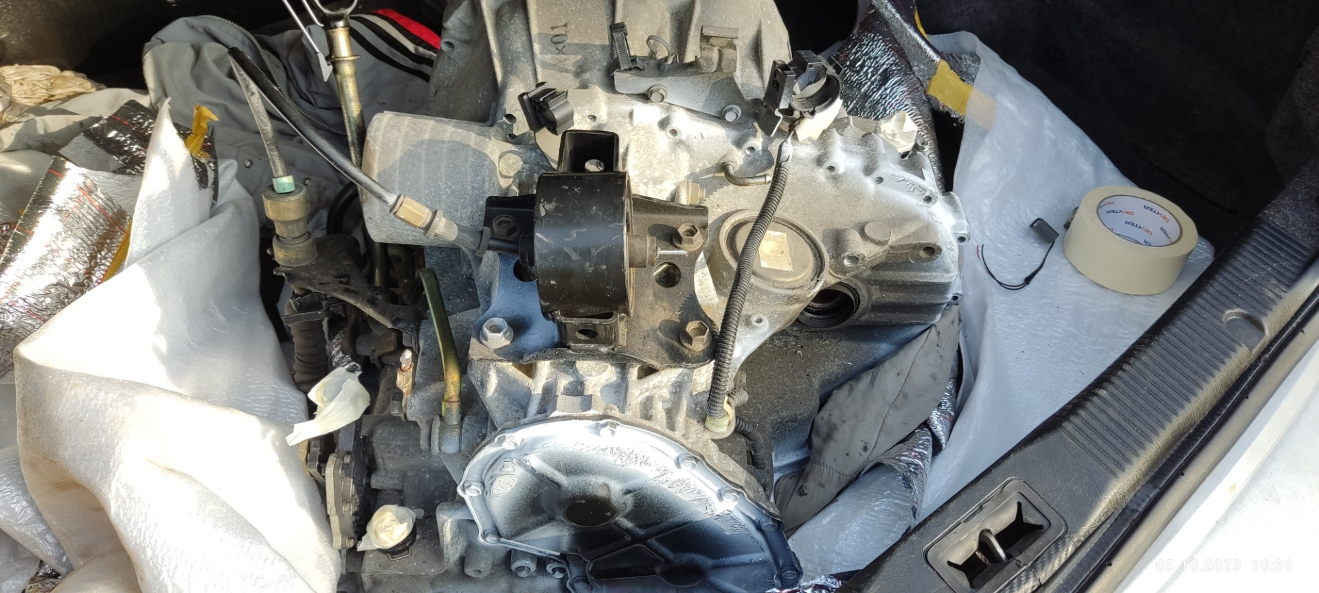 ЗАМЕНА АКПП. НИССАН АЛЬМЕРА КЛАССИК. — Nissan Almera Classic (B10), 1,6 ...