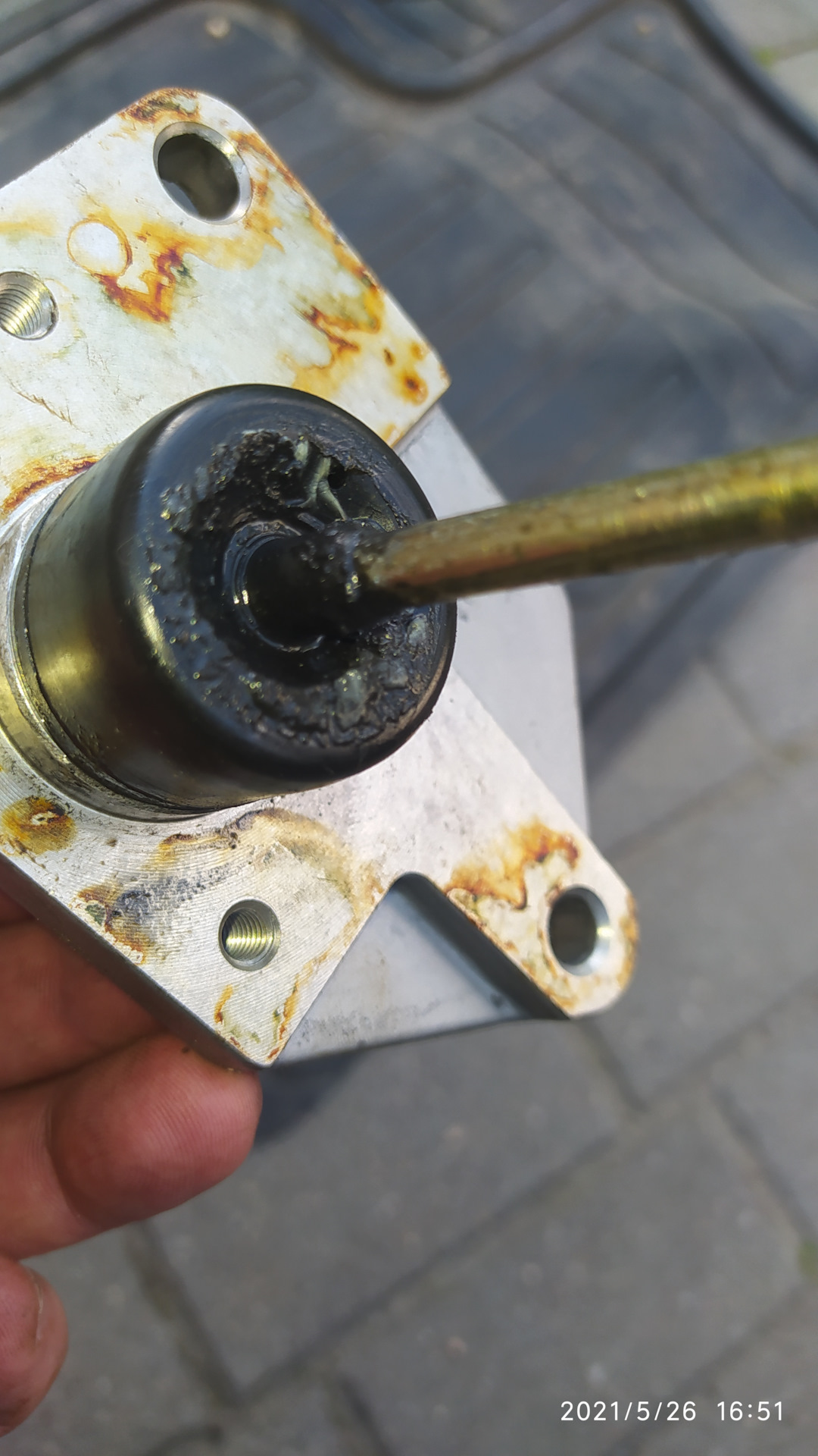 Провал педали сцепления, главный цилиндр, — Hyundai Santa Fe (2G), 2,2 ...