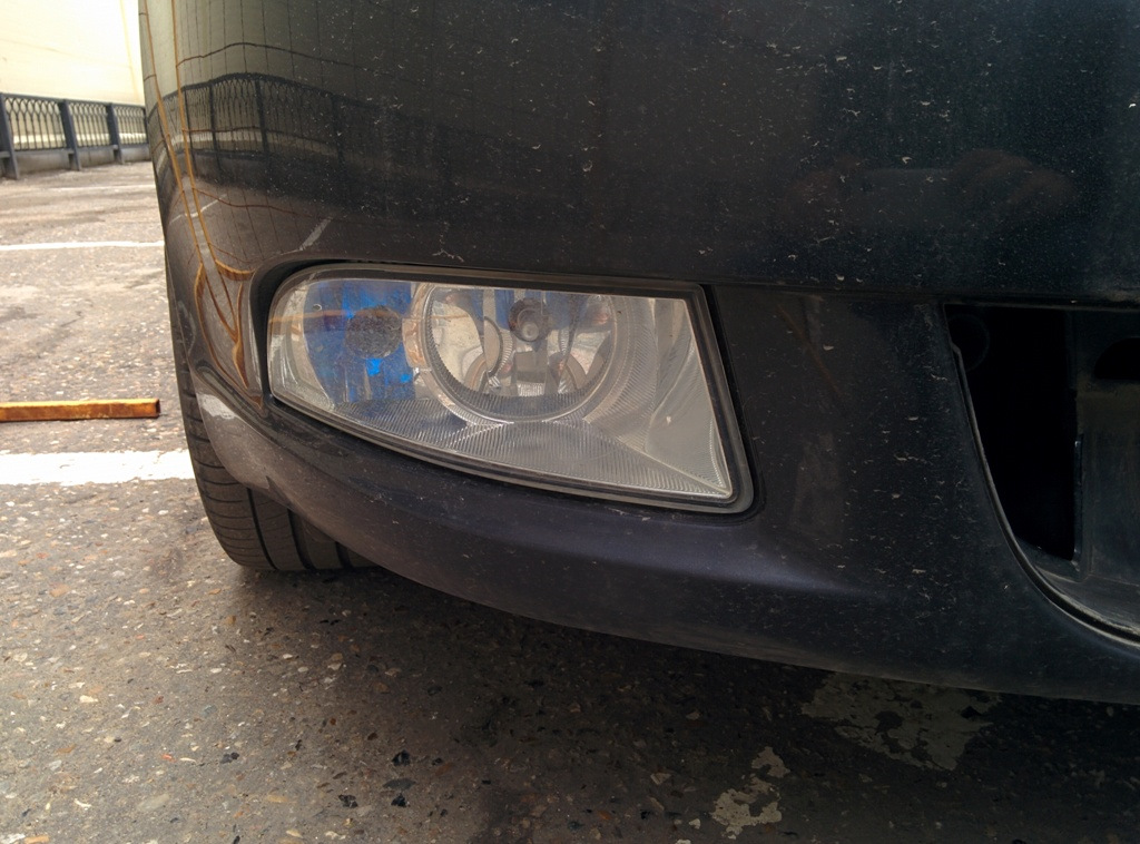 Белый свет в туманки и попытка сделать белый свет в ходовых огнях ...