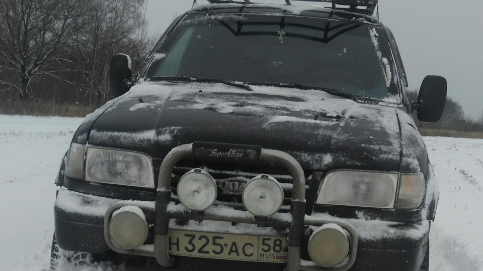 поворотный кулак — KIA Sportage (1G), 2 л, 1995 года | своими руками ...