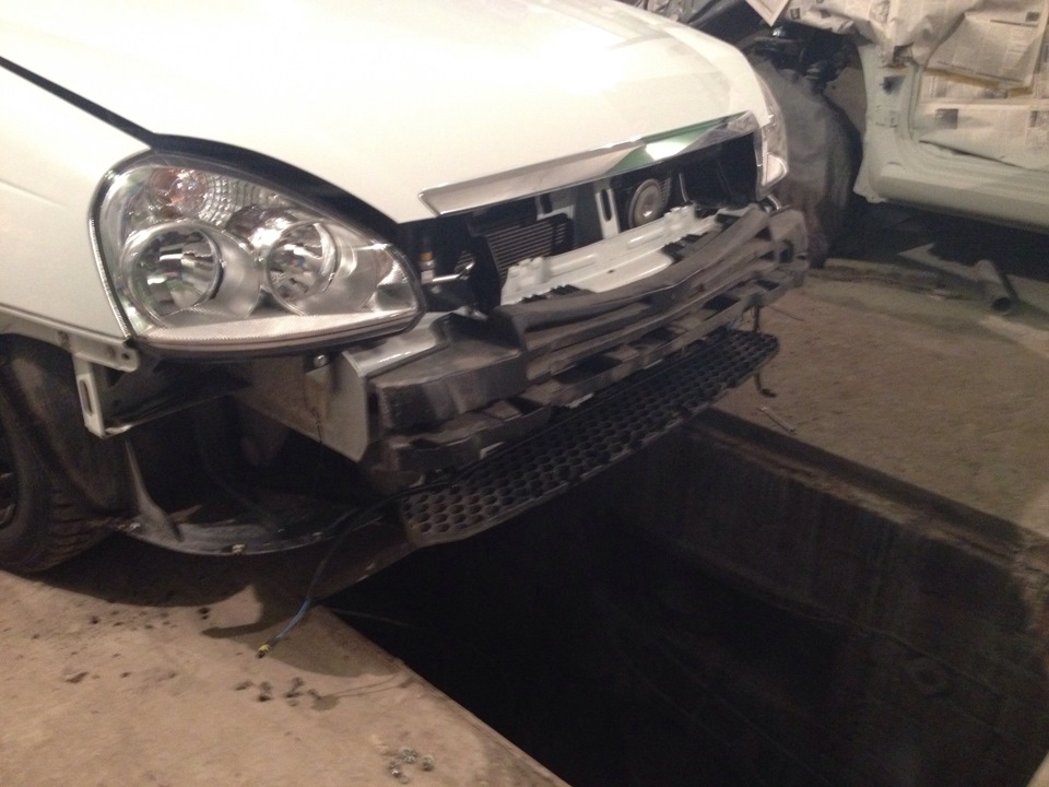 Установка птф в бампер приоры se! — Lada Приора седан, 1,6 л, 2014 года ...