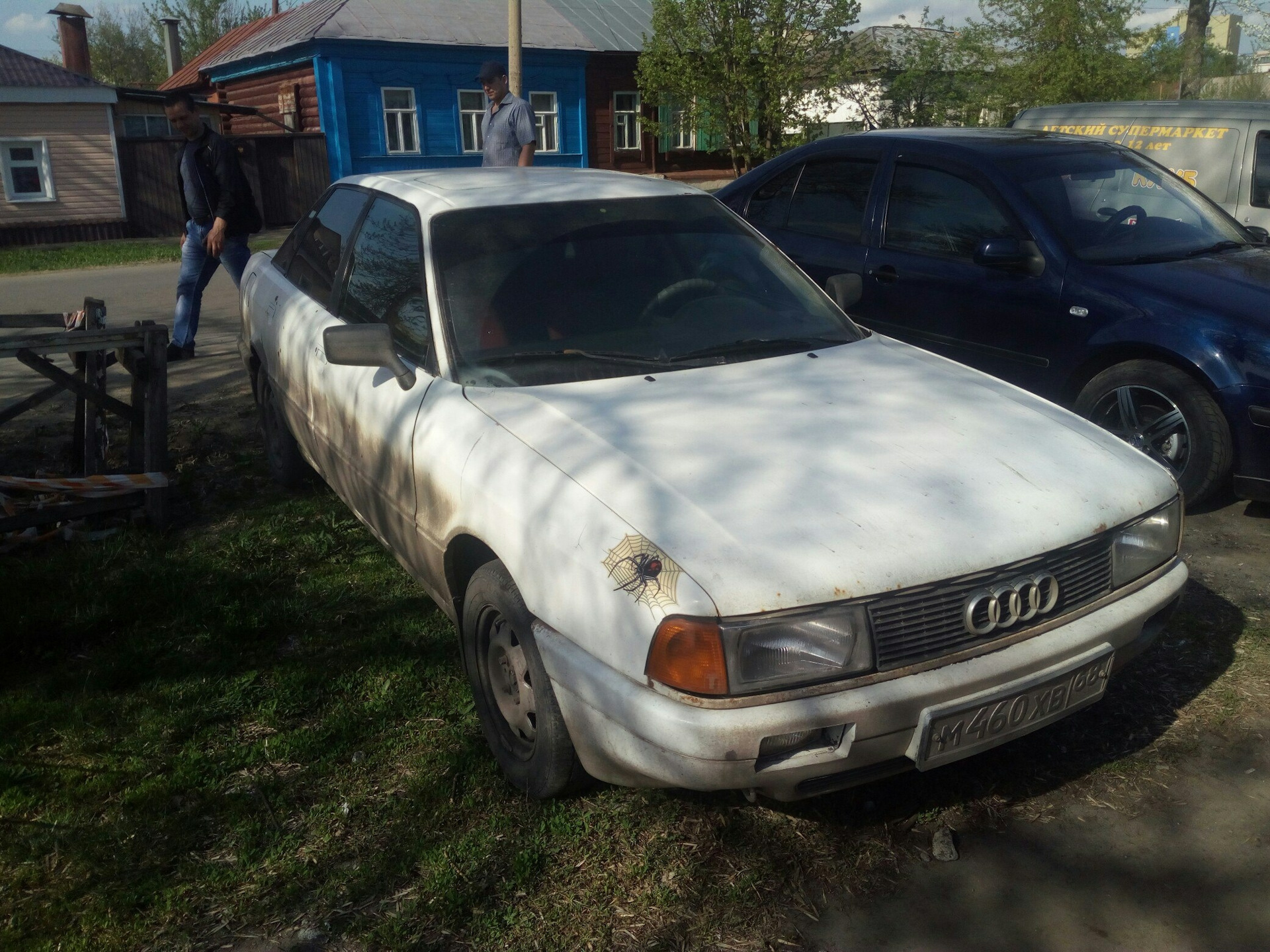 Машина бати. Покраска авто. — Audi 80 (B3), 1,8 л, 1989 года | стайлинг |  DRIVE2