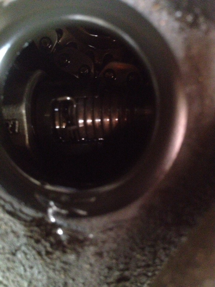 Смотрим растяжение цепи ГРМ — Volkswagen Passat B6, 1,8 л, 2008 года ...