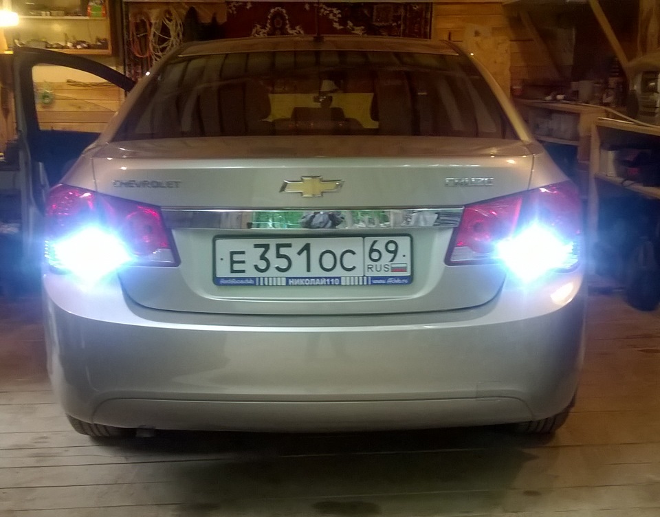 Chevrolet cruze лампы