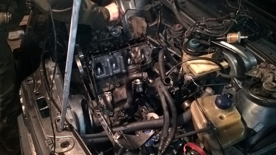 Эпопея с двигателем. Часть 1 — Audi 100 (C3), 1,8 л, 1989 года | своими ...