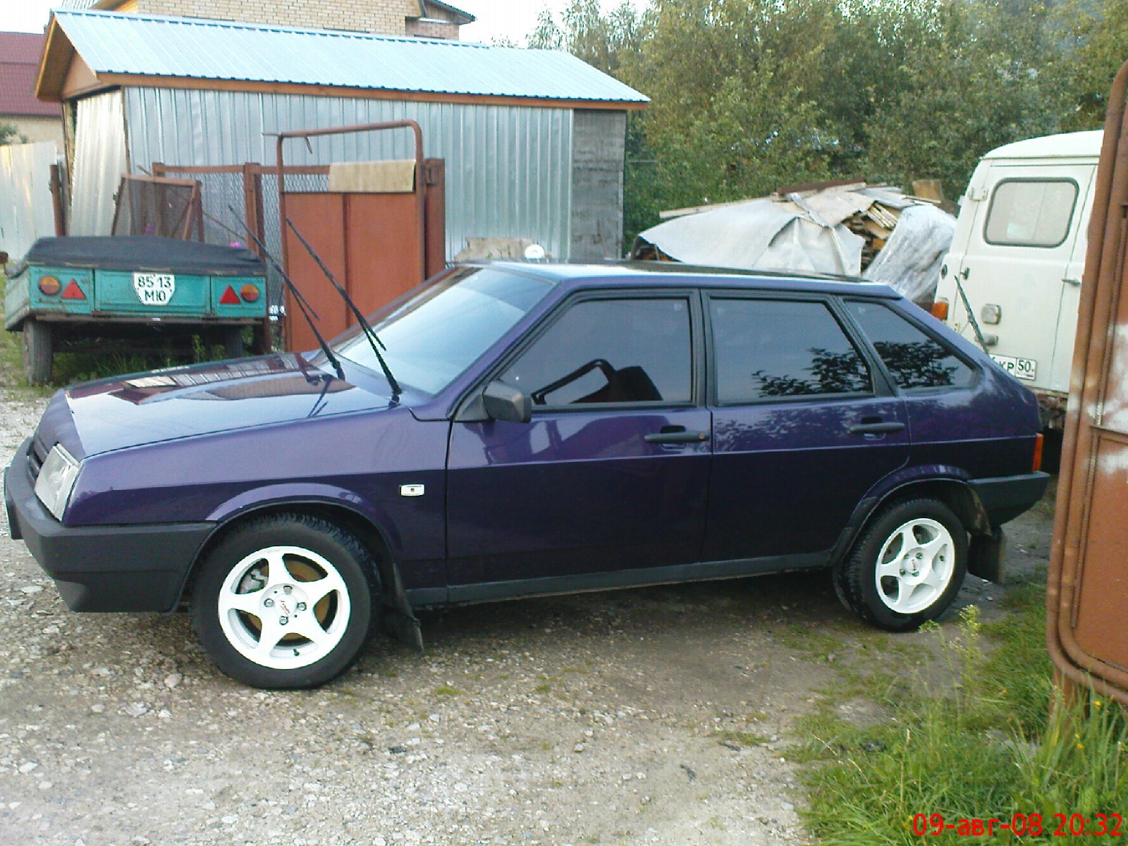 Покраска порогов в цвет. Защитная полоса на кромку капота. — Lada 21093,  1,7 л, 2001 года | наблюдение | DRIVE2