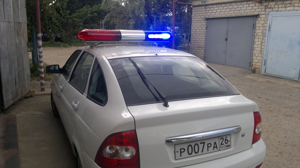 Led подсветка крыши — Lada Приора хэтчбек, 1,6 л, 2010 года ...