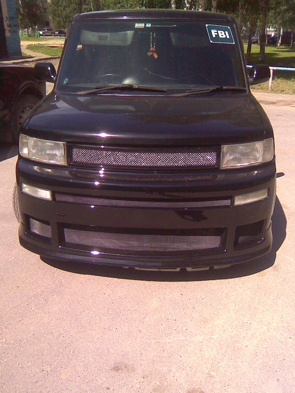 Переделка бампера и решётки радиатора! — Toyota bB (NCP30), 1,5 л, 2000 ...