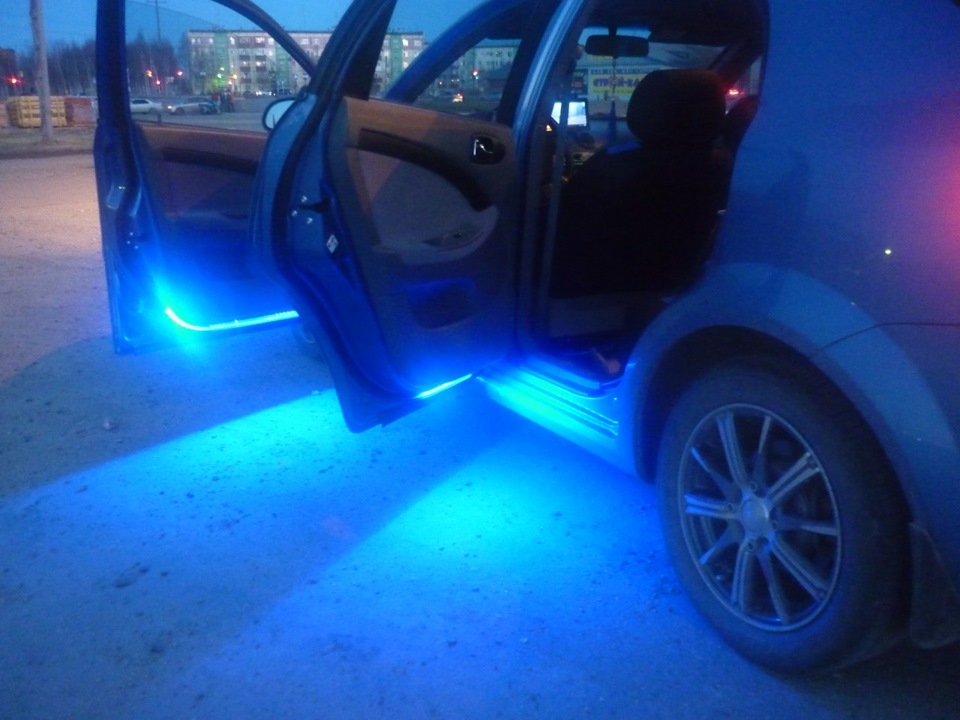 Led подсветка, продолжение. — Chevrolet Lacetti 5D, 1,4 л, 2007 года ...