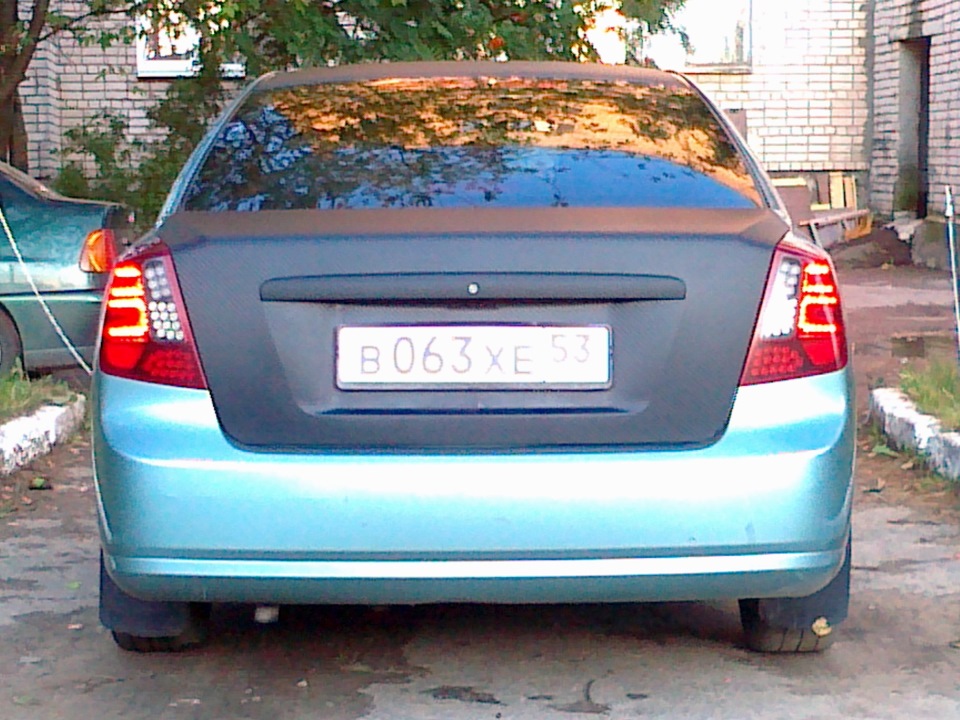 Chevrolet Lacetti седан габариты